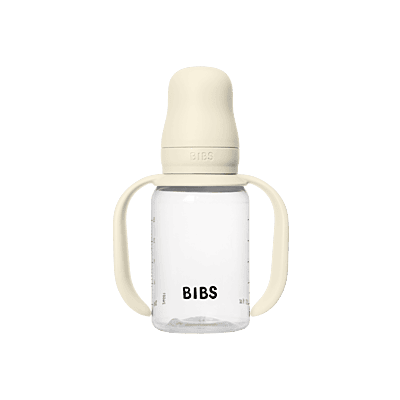 BIBS Baby Sippy Bottle Spout Silicone 1 pack 150ml Ivory