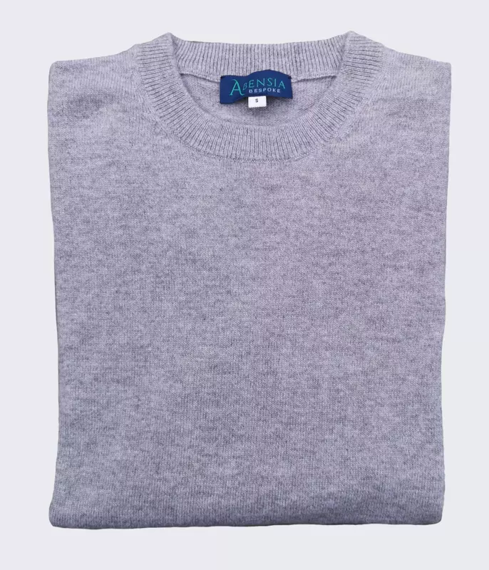 Col rond - Homme - S - Gris clair