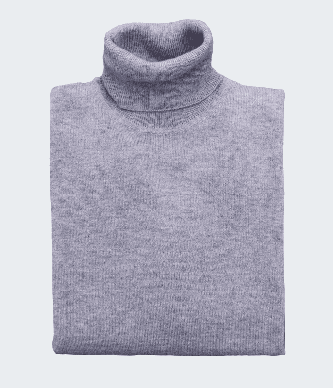 Col roulé - Homme - L - Gris clair