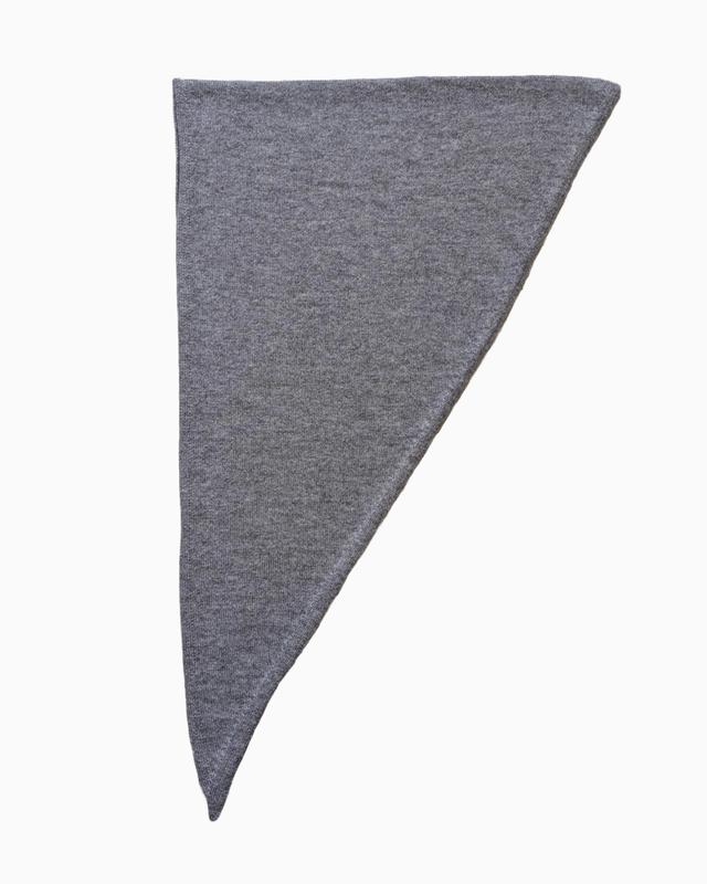 Triangle Cachemire - gris clair
