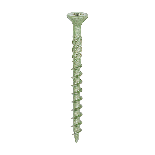 Decking Screw - Double Countersunk - Exterior Green Organic
