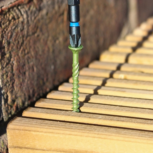 Decking Screw - Double Countersunk - Exterior Green Organic