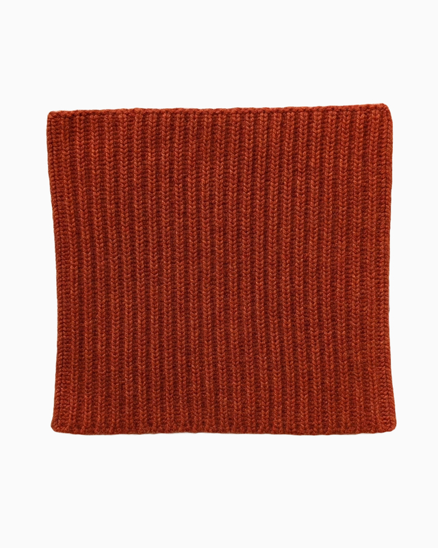 Copie de Tour de cou Cachemire - rouille