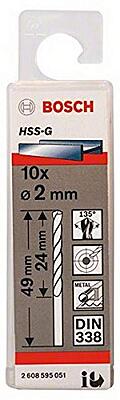 Бош бургија за метал HSS-G, DIN 338