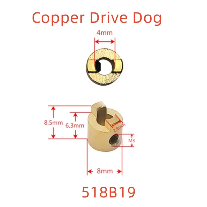 4mm Drive Dog
（Copper）