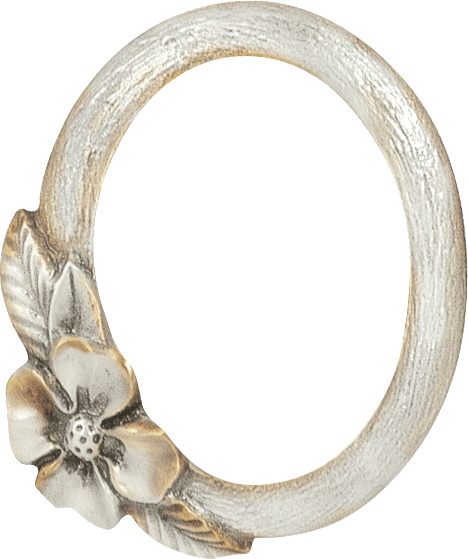 Fotolijst ovaal bloem Fotolijst ovaal bloem