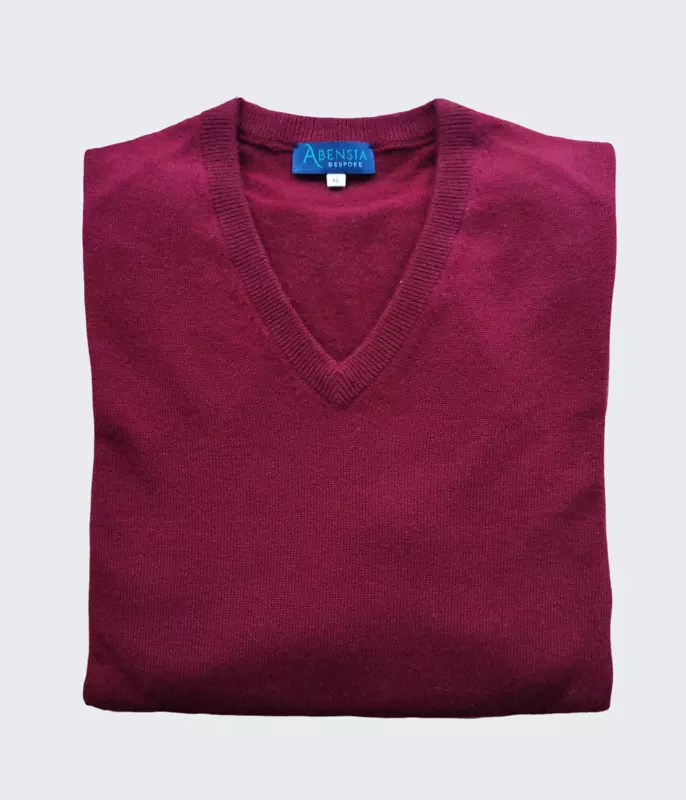 Col V - Homme - XL - Bordeaux