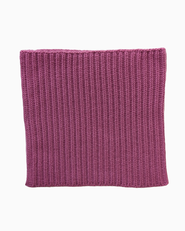 Tour de cou Cachemire - violet colombin