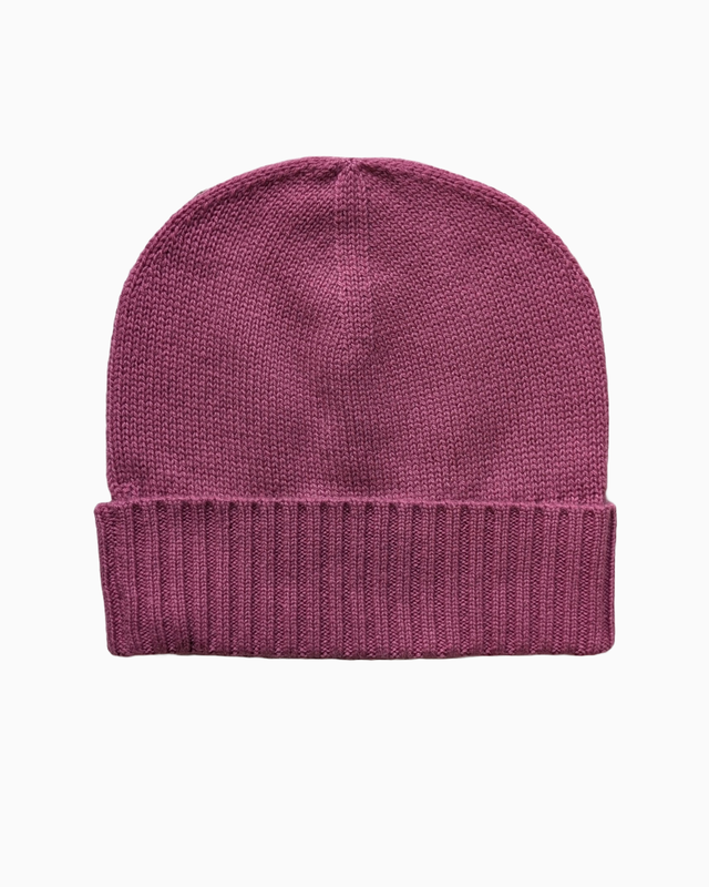 Bonnet Cachemire - violet colombin
