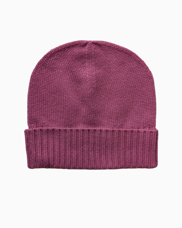 Bonnet Cachemire - violet colombin