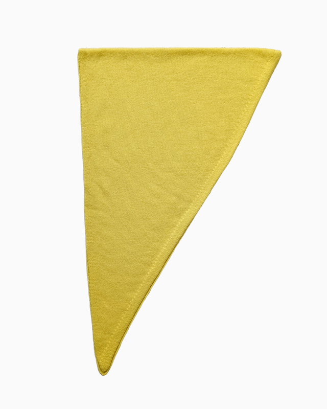 Triangle Cachemire - jaune