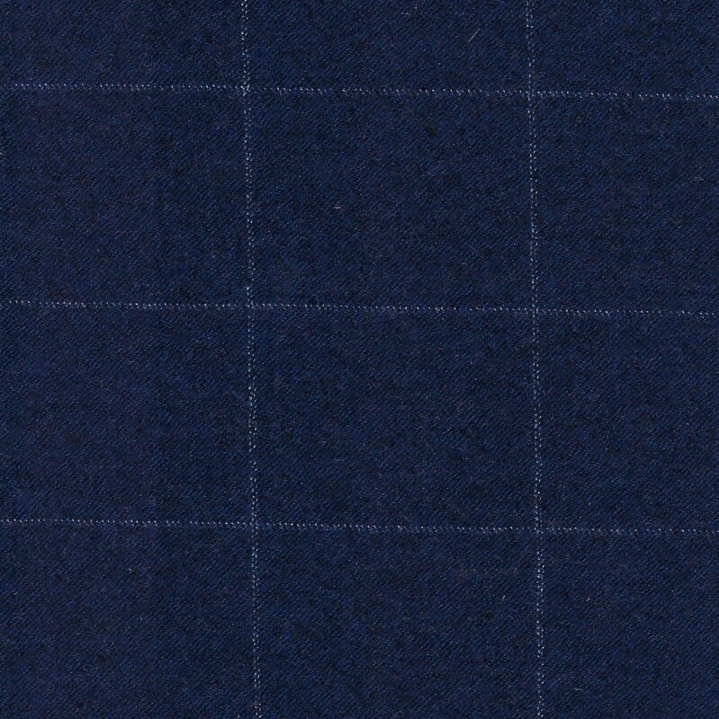 Caccioppoli : flanelle carreaux navy