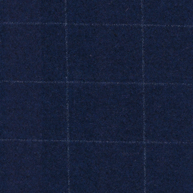 Caccioppoli : flanelle carreaux navy