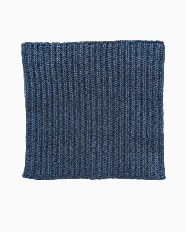 Tour de cou Cachemire - bleu orage