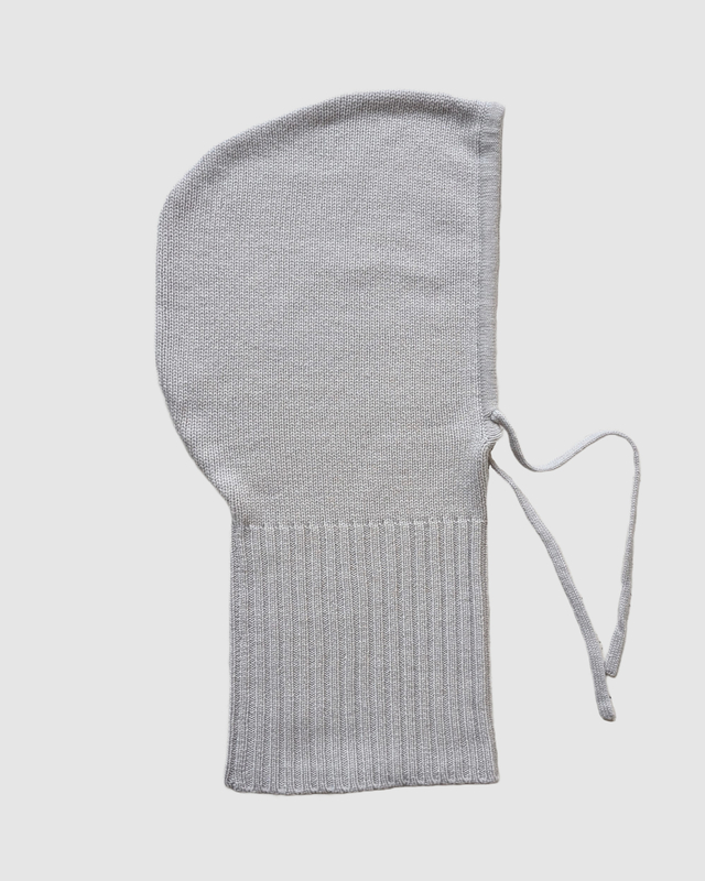 Cagoule Cachemire - gris perle