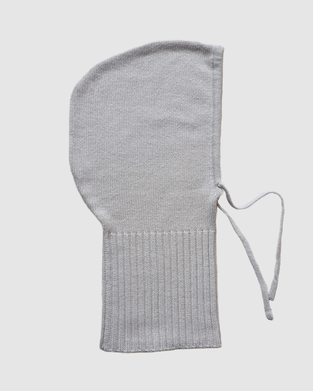 Cagoule Cachemire - gris perle