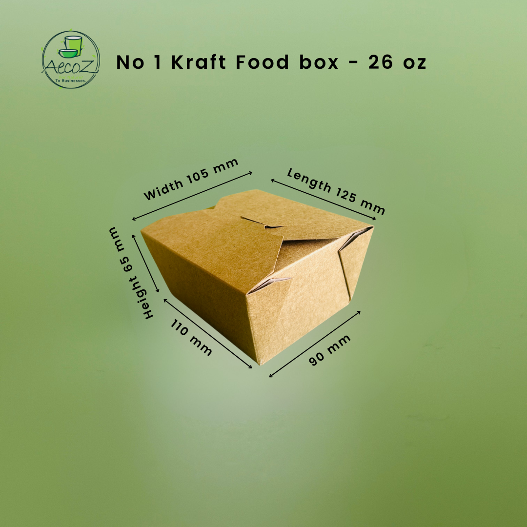 Kraft Food box - No 1 - 750ml/26oz - Box
