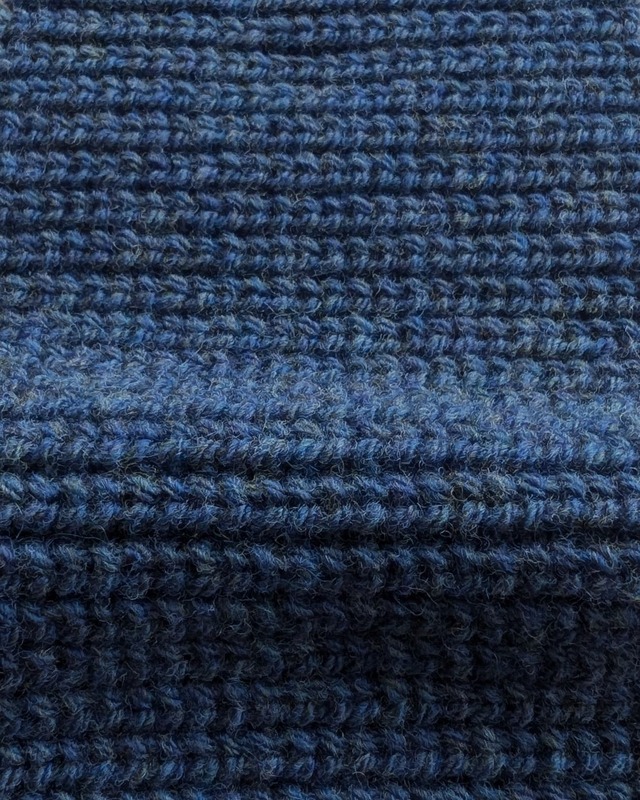 Cardigan col châle - Denim