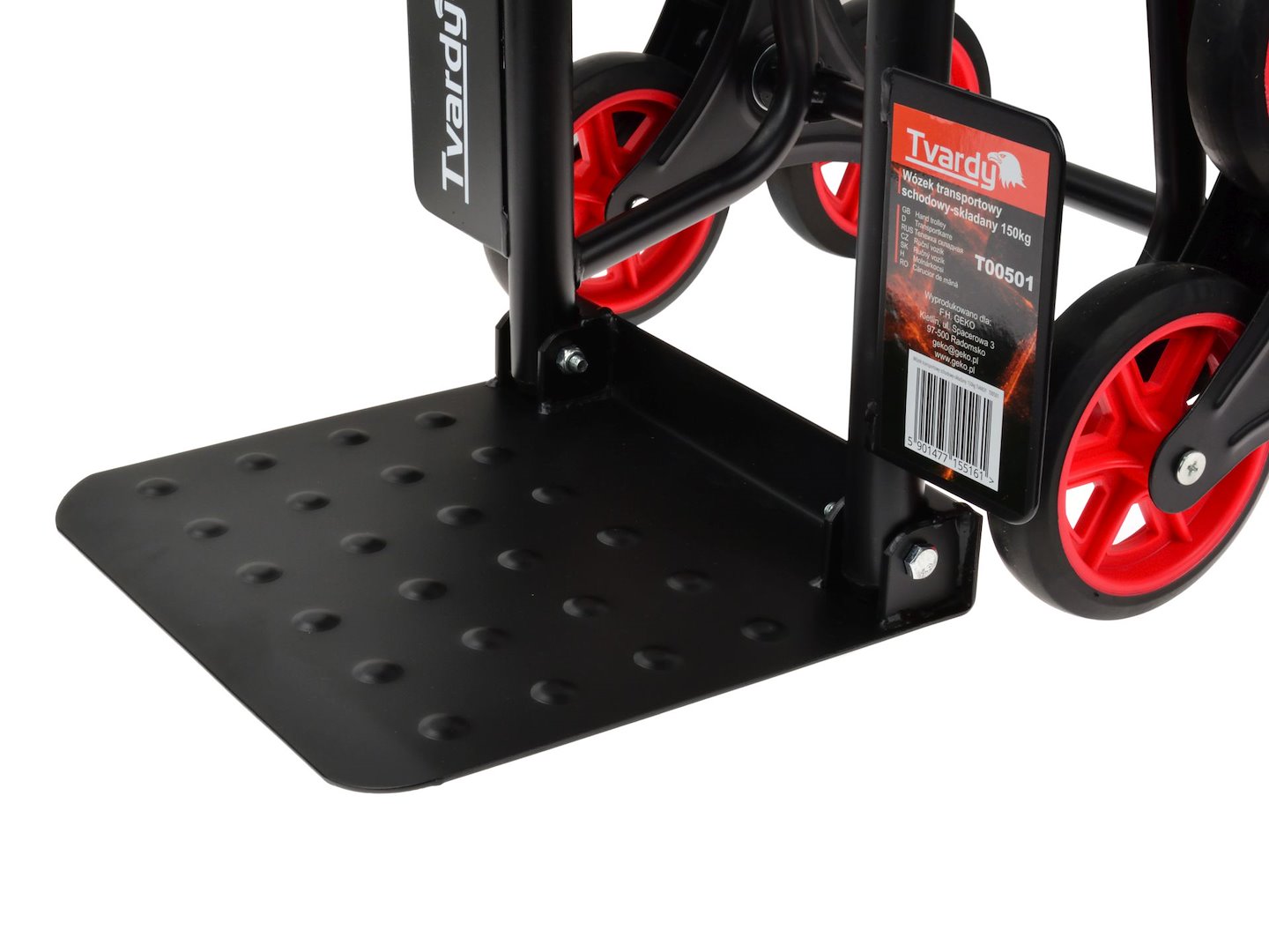 Heavy Duty Steel Foldable Blimb Stairs Trolley 150kg T00501 Heavy Duty Steel Foldable Blimb Stairs Trolley 150kg T00501