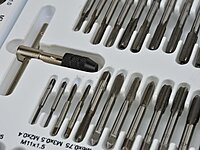 Metric Tap and Die Set M2-M18 110pcs G38300 Metric Tap and Die Set M2-M18 110pcs G38300