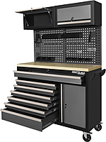 Workshop furniture set KD5864 Overall width 145 cm,Total depth 50 cm,otal height 197 cm Workshop furniture set KD5864 Overall width 145 cm,Total depth 50 cm,otal height 197 cm