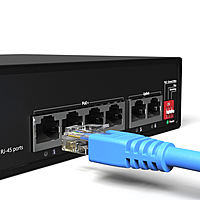 Labgear PoE 10/100/1000Mbps Network Switch 4 Port