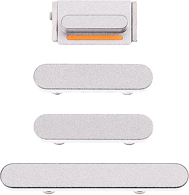 Apple iPhone 13 , 13 Mini - Replacement Power Volume And Mute Buttons - Silver
