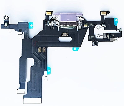 Genuine Apple iPhone 11 - Replacement Charging Port Flex Cable - Microphone - Thermal Sensor IC - Purple - Original
