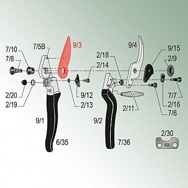 Felco Klinge für Modell 9, 10 9/3