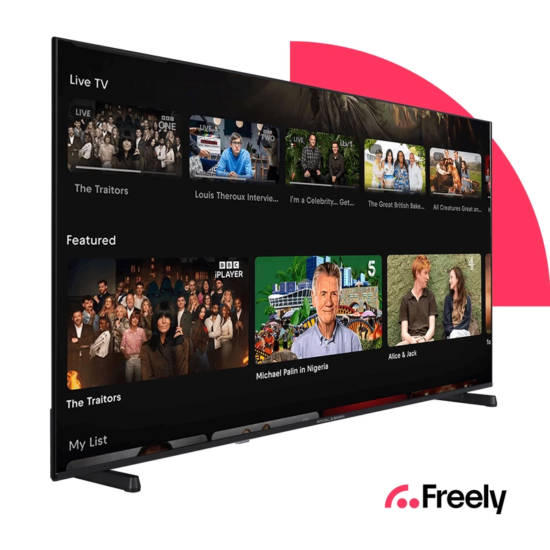 Mitchell & Brown 65" Freely, TIVO Smart 4K UHD LED TV