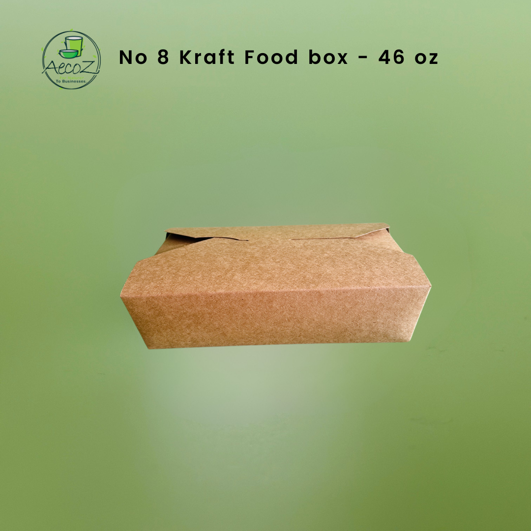 Kraft Food box - No 8 - 1360 ml/46 oz- Box