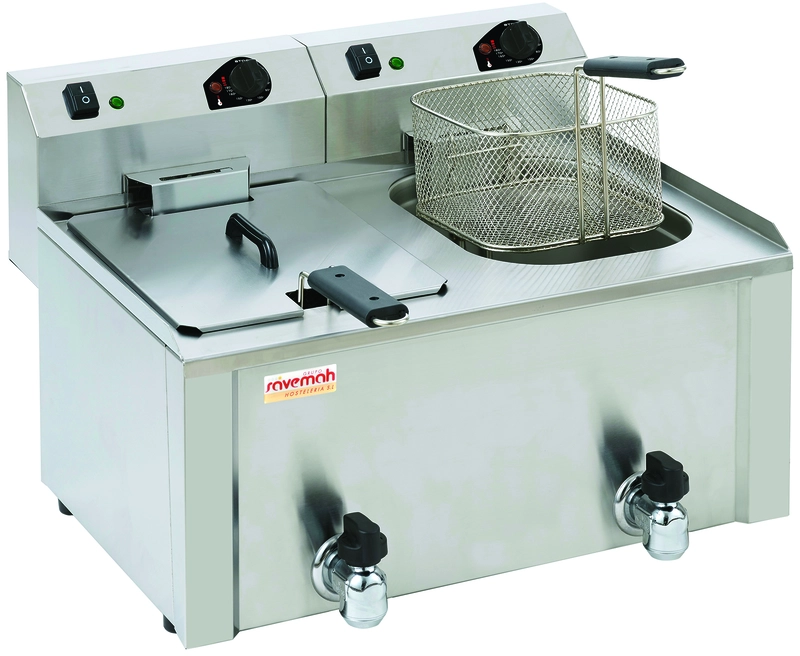 Fre-10+10 Plg Tri Freidora Electrica 10+10 Litros Potenciada Sobremesa Trifásica