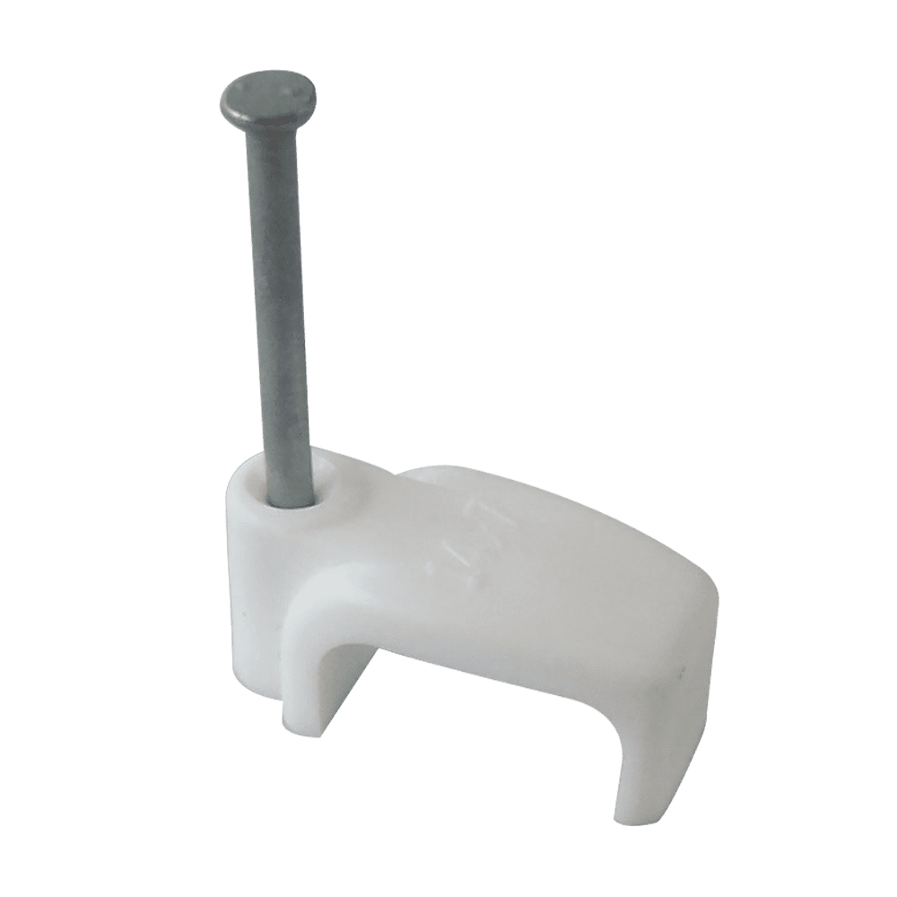 Cable Clips White 13x6