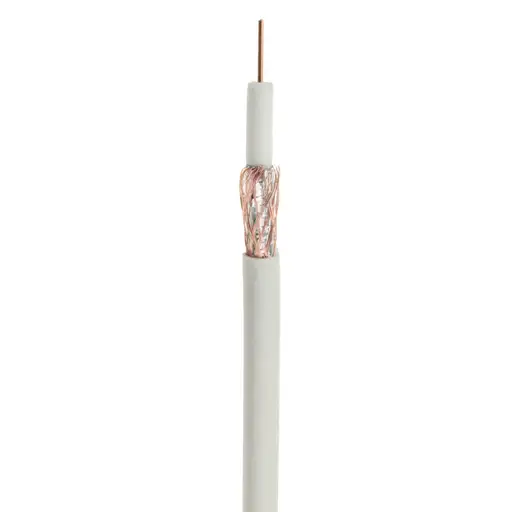 RG6 Foam Filled Satellite Cable White 100m