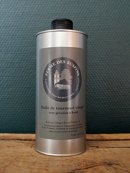 Huile de tournesol - Bidon de 0,75 L