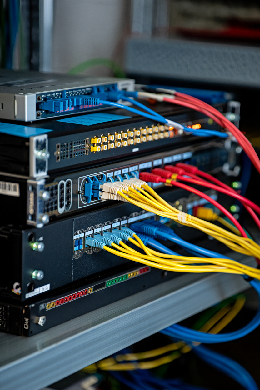 Brassage d'équipements d'inter-connection IT Brassage d'équipements d'inter-connection IT