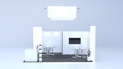 Messestand Rhodos 6x4m | Messebauer Berlin