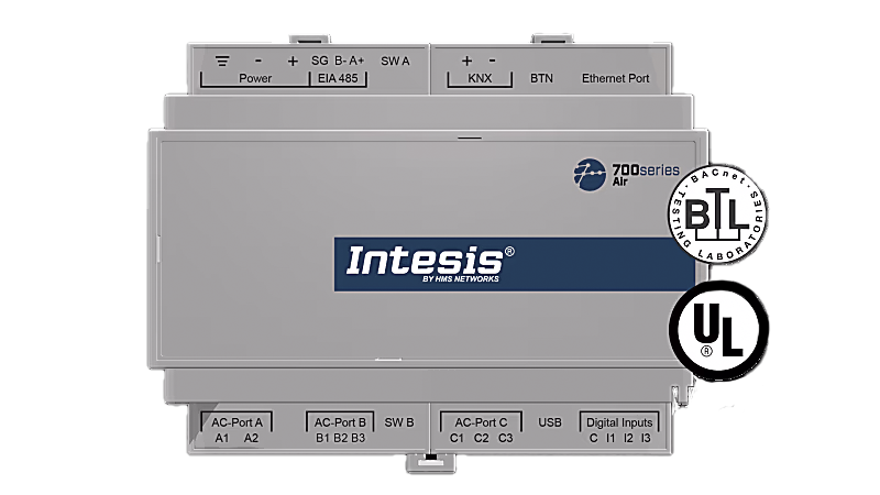 Intesis multi-brand AC interface with KNX, Serial and IP support Intesis multi-brand AC interface with KNX, Serial and IP support