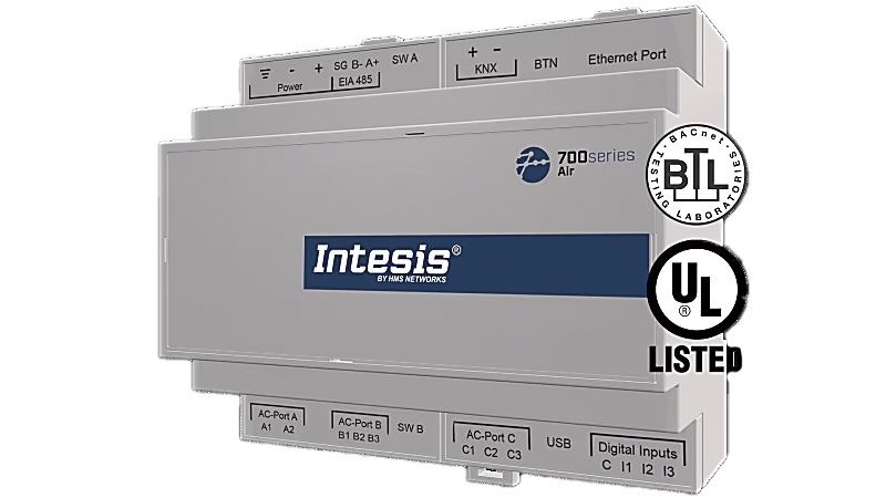 Intesis multi-brand AC interface with KNX, Serial and IP support Intesis multi-brand AC interface with KNX, Serial and IP support