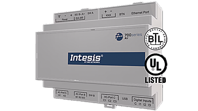 Intesis multi-brand AC interface with KNX, Serial and IP support
