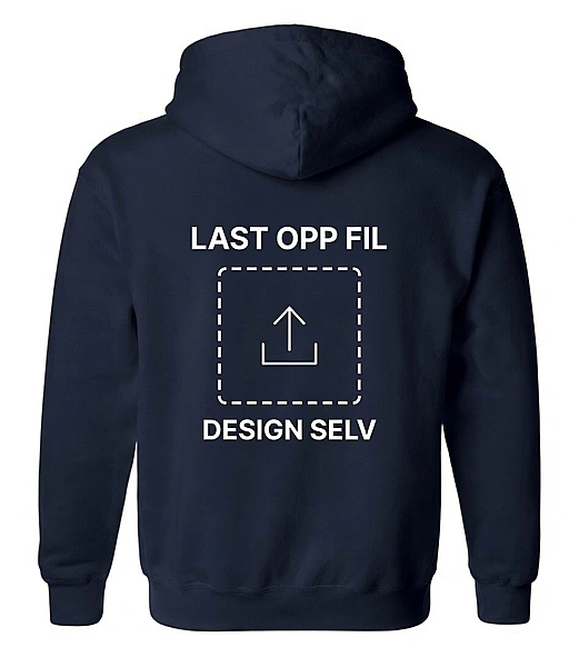 Trykk på genser Rygg stor