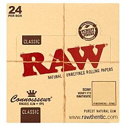 Raw Classic Connoisseur Kingsize Slim - Tips [24 P