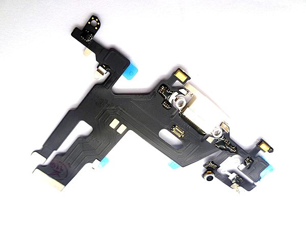Genuine Apple iPhone 11 - Replacement Charging Port Flex Cable - Microphone - Thermal Sensor IC - White - Original