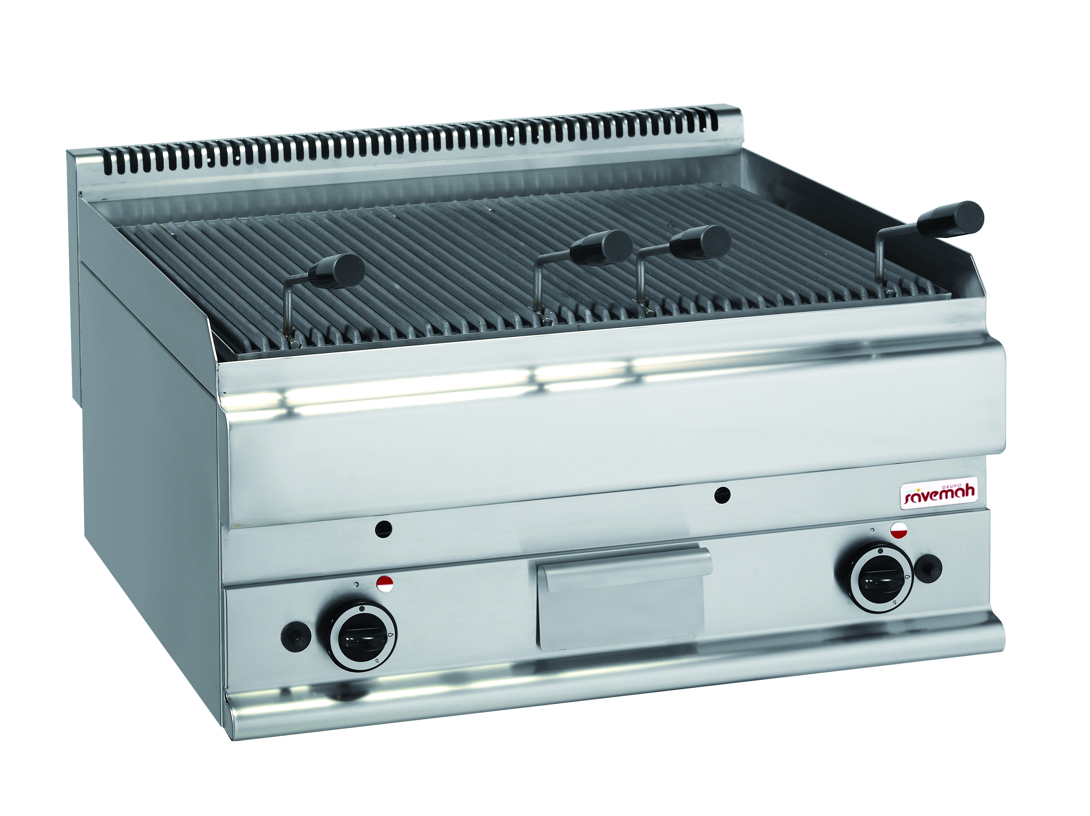 Barbacoa a gas de sobremesa de piedra volcánica S.650 SV 657 GRL