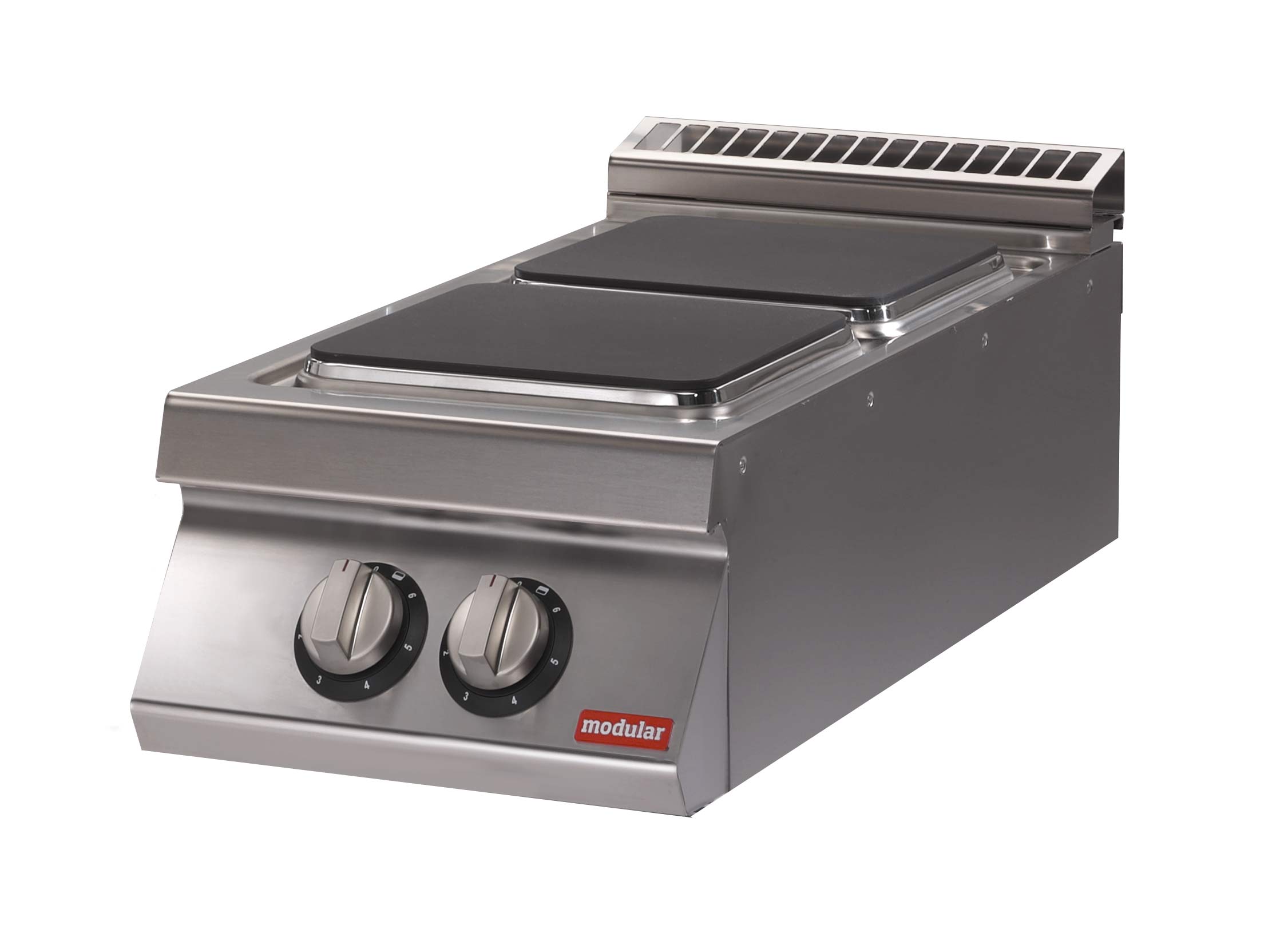 Cocina eléctrica de placa cuadrada y mueble abierto S.700 SV 74 PCEQ