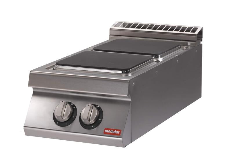 Cocina eléctrica de placa cuadrada y mueble abierto S.700 SV 74 PCEQ