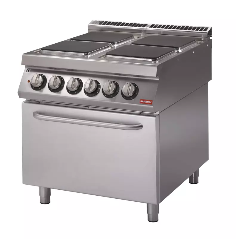Cocina eléctrica placa cuadrada con horno S.900 SV 98 CFES