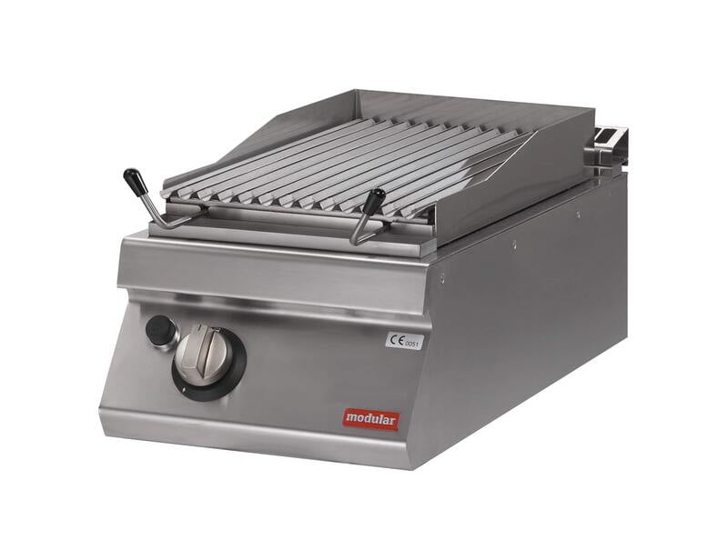 Barbacoa a gas de piedra volcánica de sobremesa S.900 SV 94 GRL-T