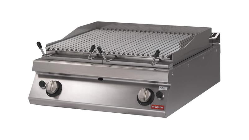 Barbacoa a gas de piedra volcánica de sobremesa S.900 SV 98 GRL-T