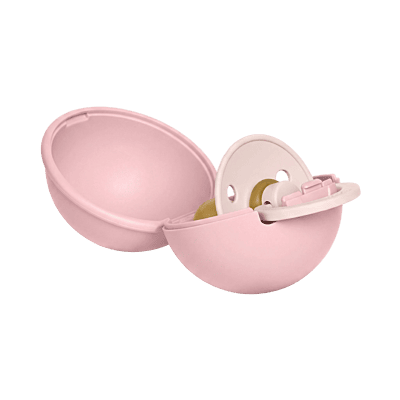 Bibs Colour Pacifier Latex Size 1 Petal/ Paci Case Mini Baby Pink